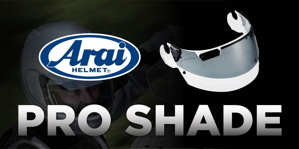 blog large image - Arai Pro Shade System - The first visor system good enough for Arai helmets