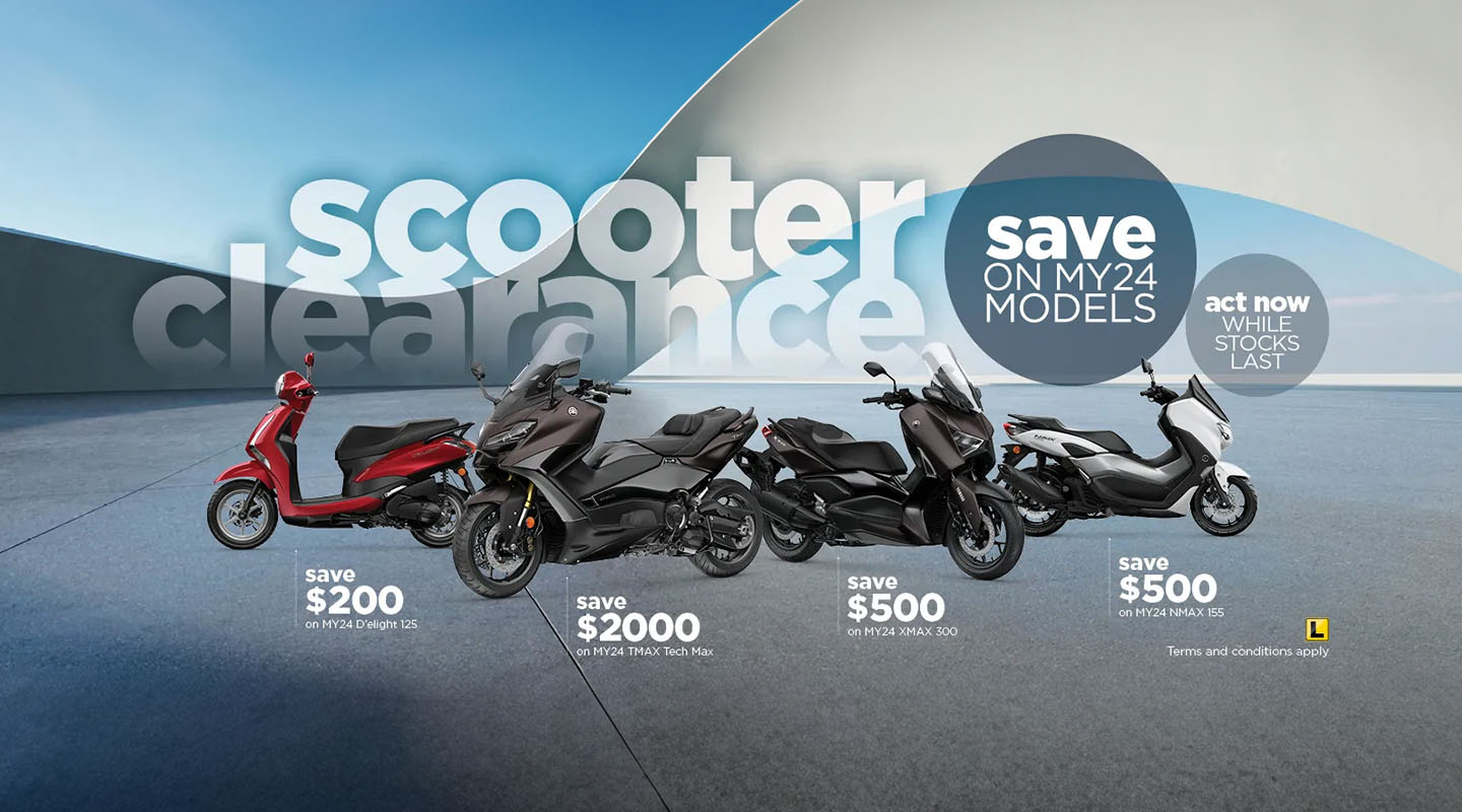 Yamaha - Scooter Clearance