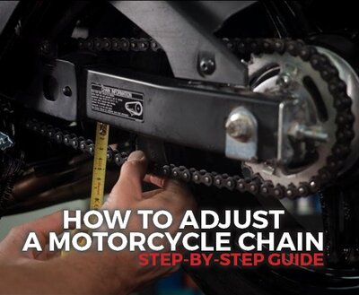How To Adjust A Motorcycle Chain image