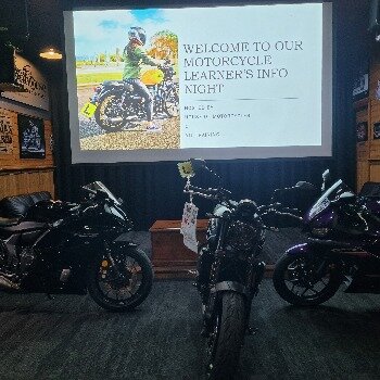 house of motorcycles learner night image