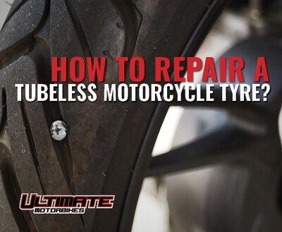 How To Repair A Tubeless Motorcycle Tyre? image