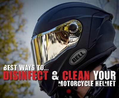 Best Ways To Disinfect & Clean Your Motorcycle Helmet image