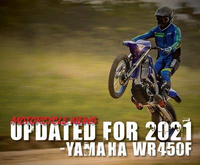 Updated For 2021 - Yamaha WR450F  image