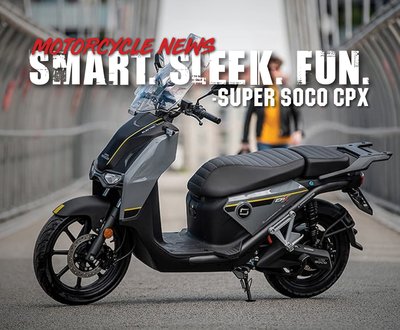 UK's #1 Selling Electric Scooter - Super SOCO CPx image